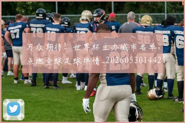 万众期待!世界杯主办城市名单,点燃全球足球热情_20260530144217